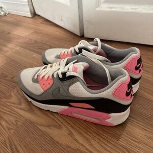 Pink and Gray Sneakers